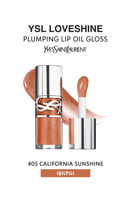 Loveshine Plumping Lip Oil Gloss 5 California Sunshine Dudak Dolgunlaştırıcı Parlatıcı 6 ML