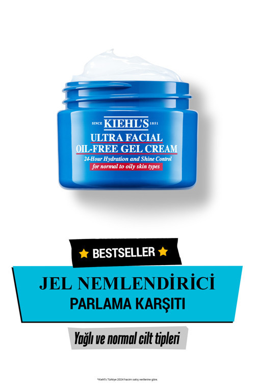 Yağlı ve Normal Ciltler İçin Parlamayı Azaltan, Ferahlatıcı ve Nemlendirici Jel Krem 28 ml
