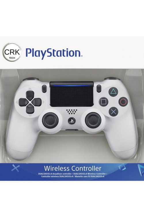 Ps4 Joystick Dualshock 4 V2 Ps4 Kol Beyaz Yenilenmiş Pc Ps4 Uyumlu + 1.5 Mt Kablo Hediye