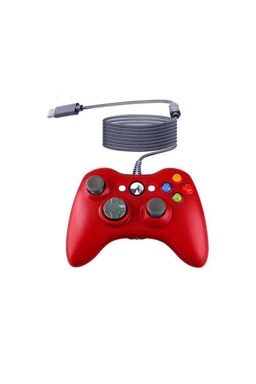 Xbox 360 & Pc Uyumlu Tak Çalıştır Kablolu Gamepad Oyun Kolu Wired Joystıck