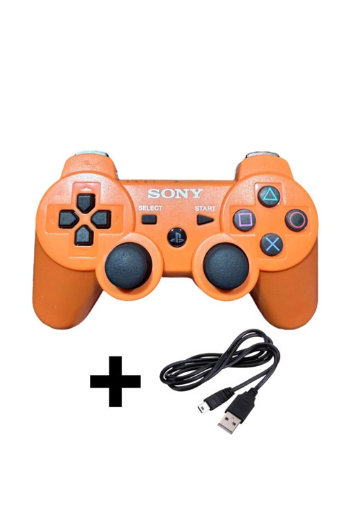 Ps3 Dualshock Gamepad Yeni Nesil Kol Joystıck Oyun Kolu Ps3 + Pc + 1.5 Mt Şarj Kablosu Hediye