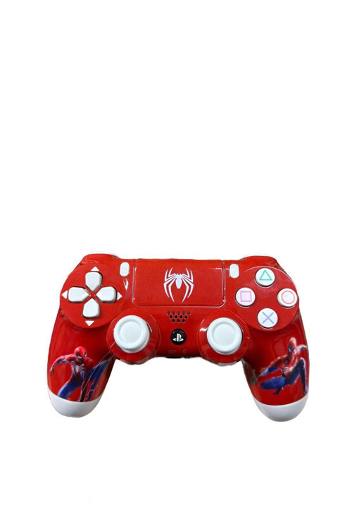 Ps4 Kablosuz Gamepad Garantili Joystıck Yenilenmiş Gamepad - Spider-Man + 1 .5 Mt Kablo Hediye