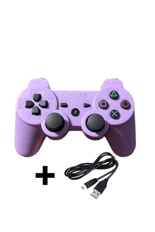 Ps3 Dualshock Gamepad Yeni Nesil Kol Joystıck Oyun Kolu Ps3 + Pc + 1.5 Mt Şarj Kablosu Hediye