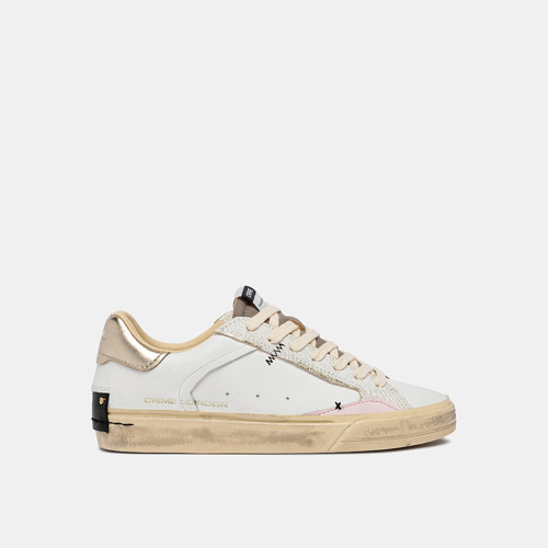 Kadın Sneaker 29070PP8.10 Crime London DISTRESSED 10/C08L White