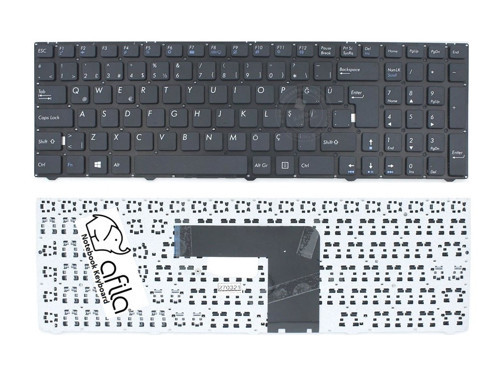 Casper Nirvana C300, C500, C510, PG-D15, V150062BK, SF-2196 Notebook Klavye - (Siyah TR) V1 / KL0935