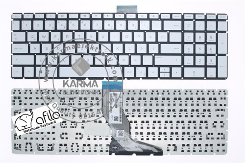 Hp 250 G6, 15-BS, 15-CC, 15-CK, 15-RB Notebook Klavyesi, Tuş Takımı / Silver TR (Gri) / KL0059S
