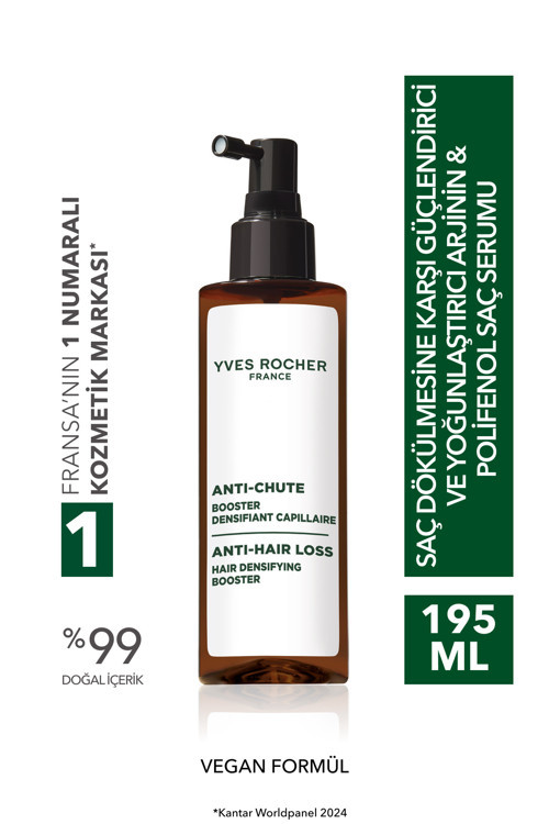 Önleyici, Güçlendirici ve Yoğunlaştırıcı Vegan Saç Serumu 195 ML