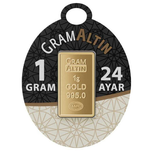 1 Gr 24 Ayar Külçe Altın