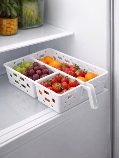 Buzdolabı İçi Düzenleyici Raf Organizeri Pratik Saplı Tasarım 23x32x8 cm