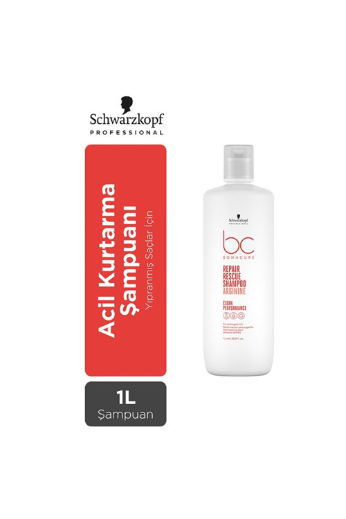 BC İşlem Görmüş ve Yıpranmış Saçları Güçlendirici Onarıcı ve Besleyici Şampuan 1000 ML