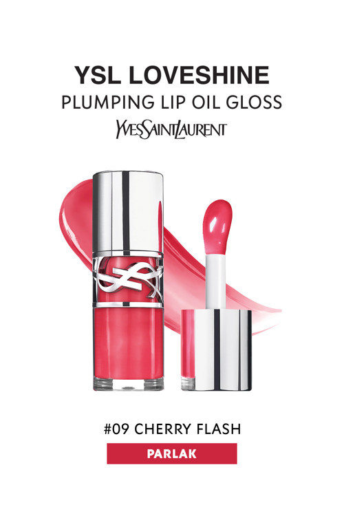 Loveshine Plumping Lip Oil Gloss 9 Cherry Flash Dudak Dolgunlaştırıcı Parlatıcı 6 ML