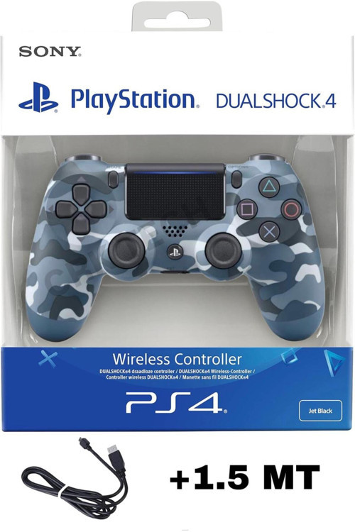 Playstation Dualshock 4 Uyumlu V2 Yenilenmiş Ps4 Oyun Kolu Pc + Ps4 (1.5Mt Şarj Kablosu) Hediye