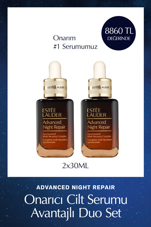Advanced Night Repair Onarıcı Cilt Serumu Avantajlı Duo Set 2 Li Serum