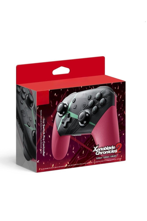 Switch Pro Controller Uyumlu Premium Kablosuz Gamepad - Xenoblade Chronicles 2 Edition