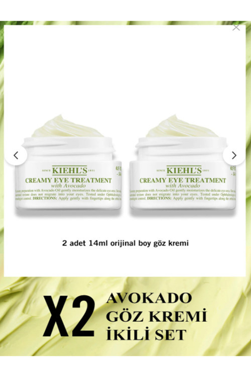 Anında Canlılık ve Tazelik Kazandırıcı Avokado Göz Kremi Nem İkilisi Seti