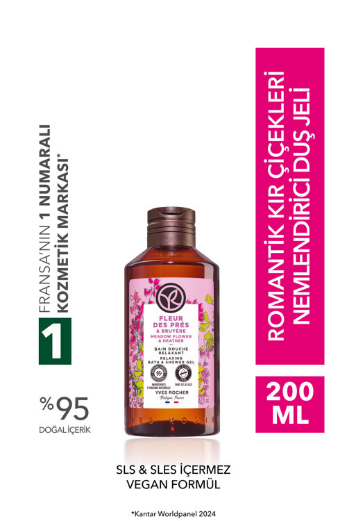 Vegan Nemlendirici Romantik Kır Çiçekleri Duş Jeli 200ml