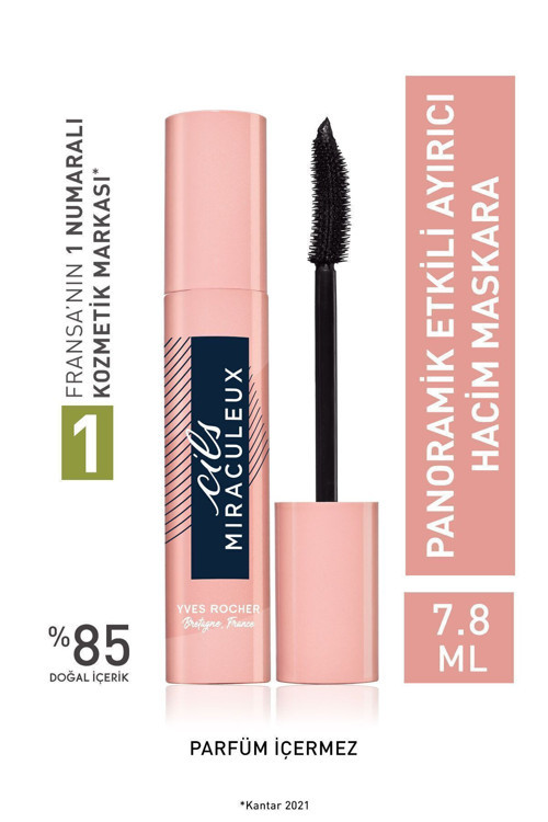Kirpikleri Kıvıran ve Hacim Veren Panoramik Etkili Ayırıcı Hacim Maskara 7.8 ml