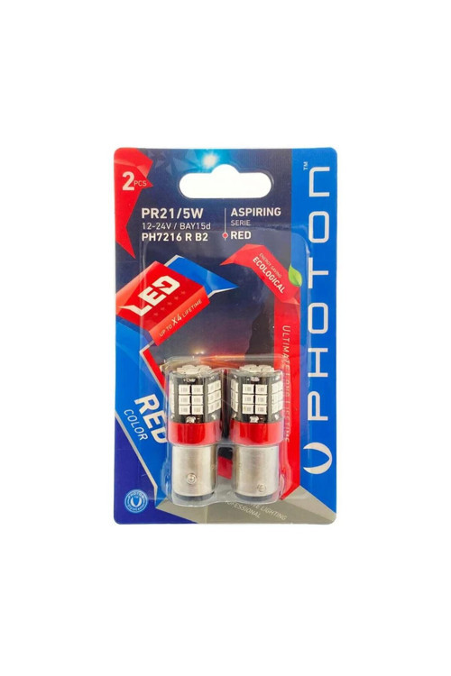 P21/5W Red (Kırmızı) Flash Serisi Ph7216 R B2