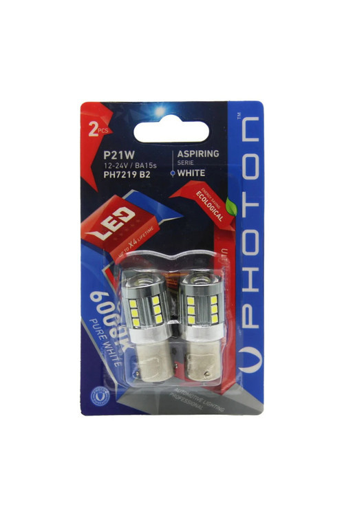 P21W Exclusive Beyaz Led Ph7219 Yeni Seri Blister
