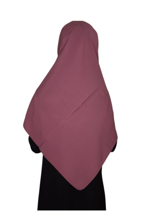Medine Ipegi Büyük Boy Esarp 110X110 Gül Kurusu