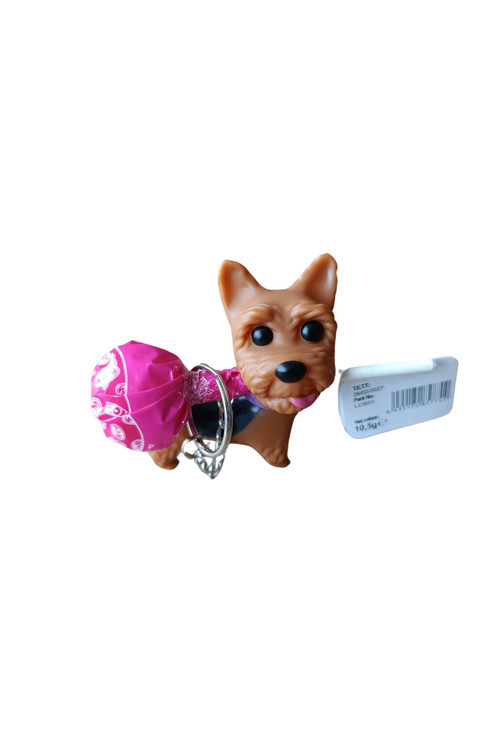 Bıterz Dogz Yorkshıre Terrıer Lolipop Hediyeli Köpek Figürlü Anahtarlık