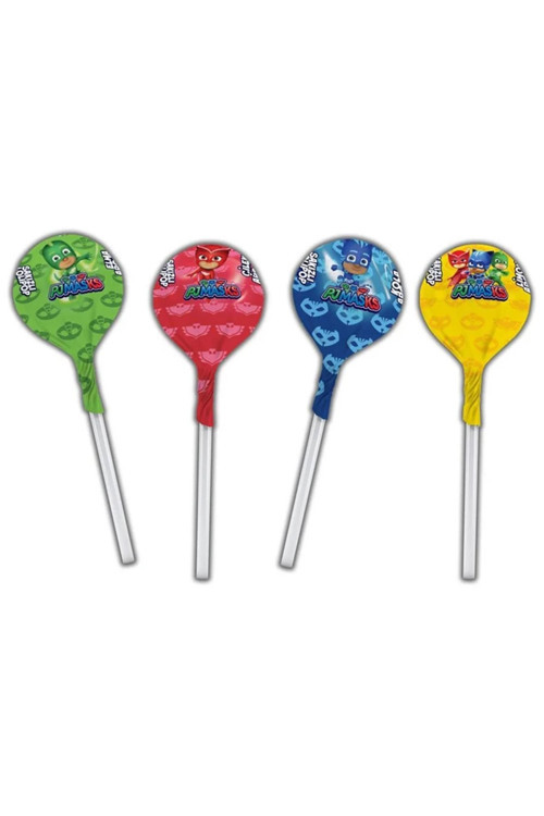 Pj Masks Kahramanlarıyla Eğlenceli Sakızlı Lolipop (16 Gr)