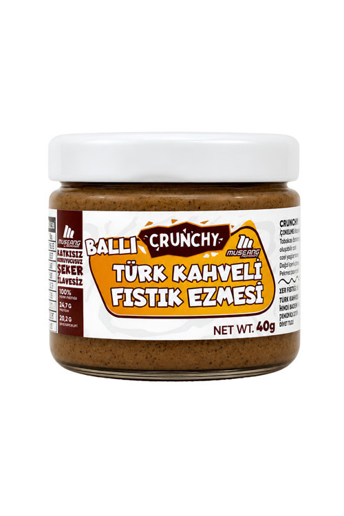Ballı Fıstık Ezmesi Türk Kahveli 40 Gr