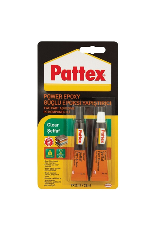 Power Epoxy Güçlü Epoksi Yapıştırıcı 2x11ml./22ml.