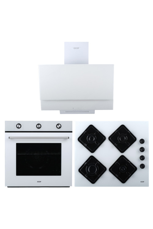 Hero Beyaz 3 Lü Ankastre Set (ed402-eo320-ef240)