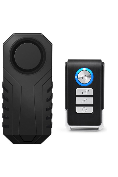 Ht-53 Motosiklet Bisiklet Alarmı Uzaktan Kumandalı 113db Su Geçirmez Kablosuz Hırsızlık Koruma Alarm