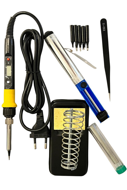 TS-908 936H 80 Watt Dijital Isı Ayarlı Havya Seti