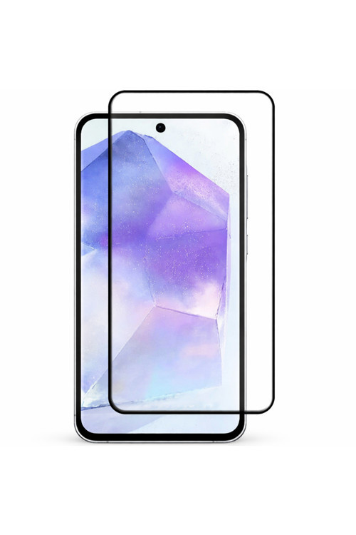Samsung Galaxy A55 5G / A35 5G Uyumlu Anti Statik Ekran Koruyucu Toz Tutmayan Kırılmaz Cam