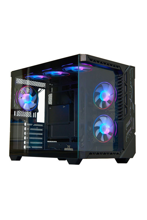 Seawave 7x Argb Sessiz Fan Temper Cam 750 Watt 80 Bronze Güç Kaynağı E-Atx Gaming Kasa