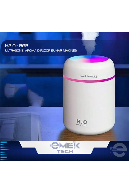 300 ml Ultrasonik Hava Nemlendirici Buhar Makinesi ve Aroma Difüzörü