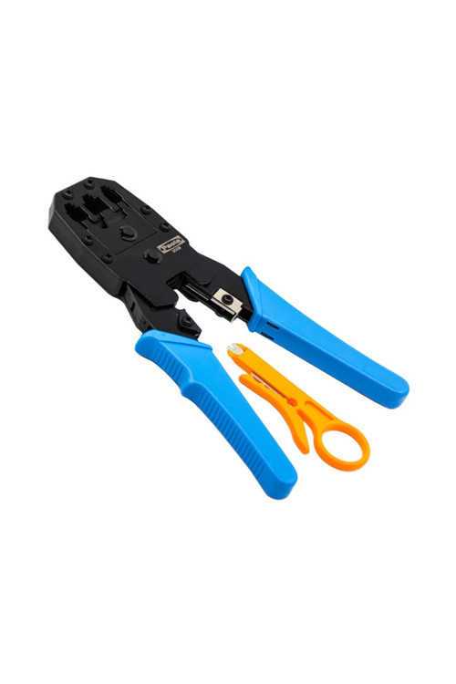 Rj45 Ethernet Rj11 Rj12 Rj45 Telefon Sıkma Çakma Pensesi Cat5 Cat6 Network Pense + Kablo Soyucu