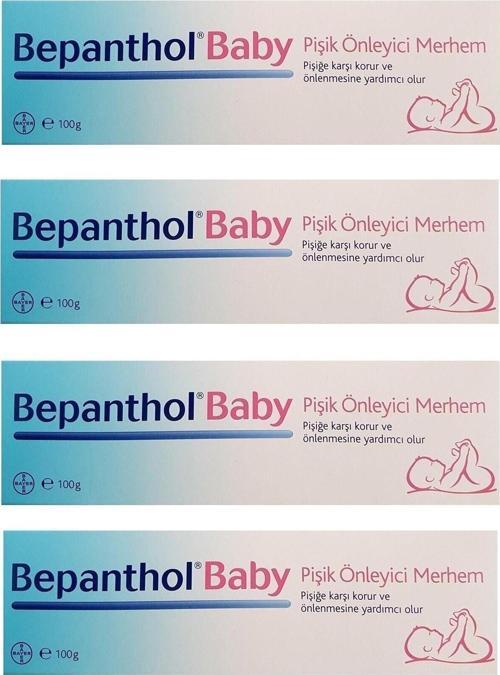 Baby Pişik Kremi 100 gr Pişik Önleyici 4 Adet