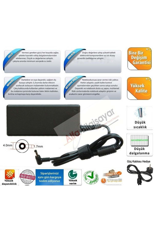 Lenovo Yoga 530-14ARR 81H9 Adaptör Şarj Aleti Cihazı