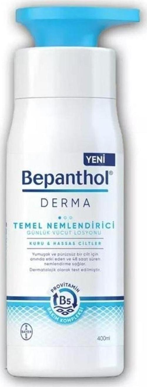 Derma Temel Nemlendirici Günlük Vücut Losyonu 400 Ml