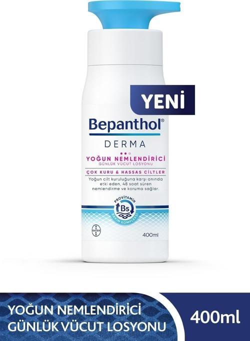 Derma Yoğun Nemlendirici Günlük Vücut Losyonu 400 ml Çok Kuru ve Hassas Ciltler