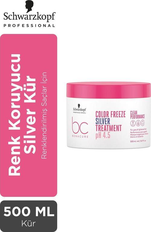 BC Clean Renk Koruyucu Gümüş Kür 500ml | Saçı optimum pH seviyesi olan 4,5'e getirir
