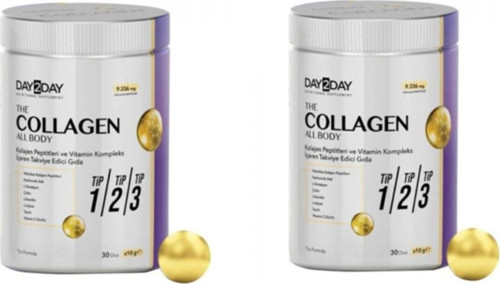 Day 2 Day The Collagen All Body Toz 300 gr 2 Adet