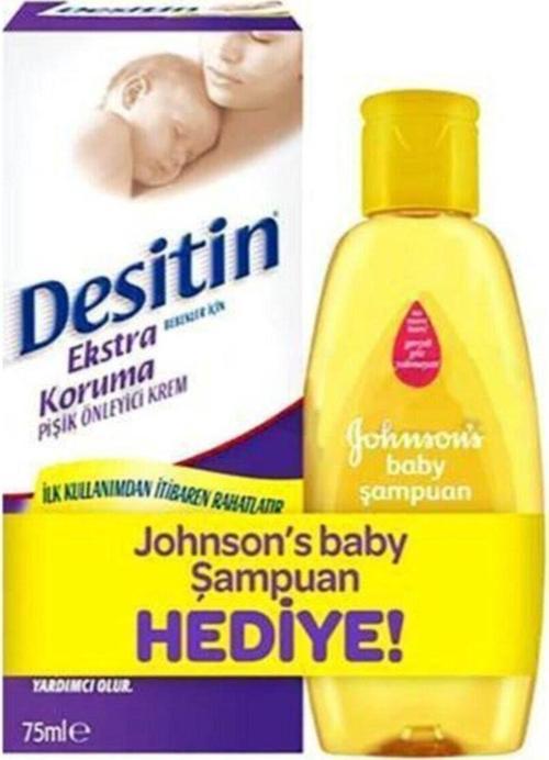 Ekstra Koruma Pişik Kremi Mor 75 Ml+jonsons Baby Şampuan