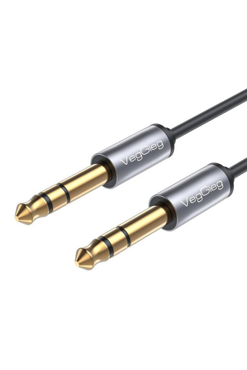 6.35mm Stereo Jack Hi-fi Amfi Enstrüman Ses Kablosu 1.8 Metre