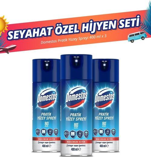 Pratik Yüzey Spreyi 400 ml X 3