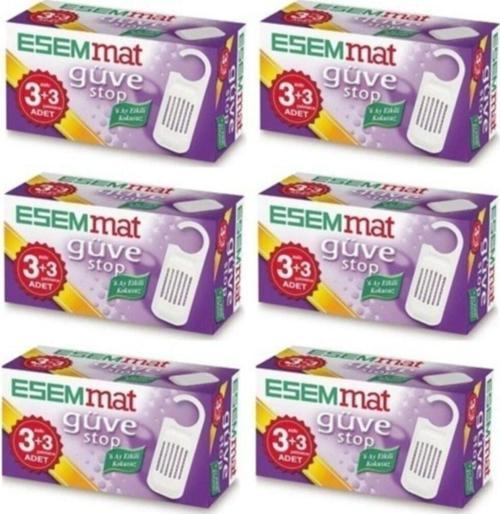 Güve Stop ( 3 Askı 3 Çekmece ) 6' Lı Paket