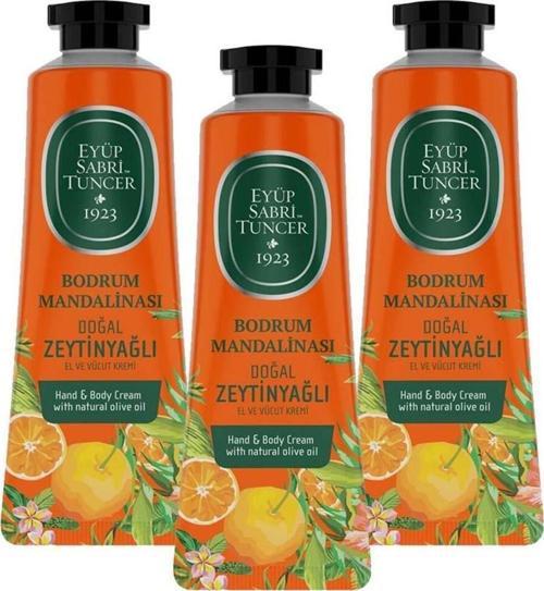 El Ve Vücut Kremi Bodrum Mandalinası 50 ml X 3