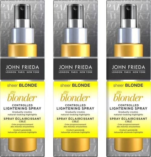 Sarı Saçlar İçin Renk Açıcı Sprey - Go Blonder Controlled Lightening Spray 100ml x 3  5037156159233.