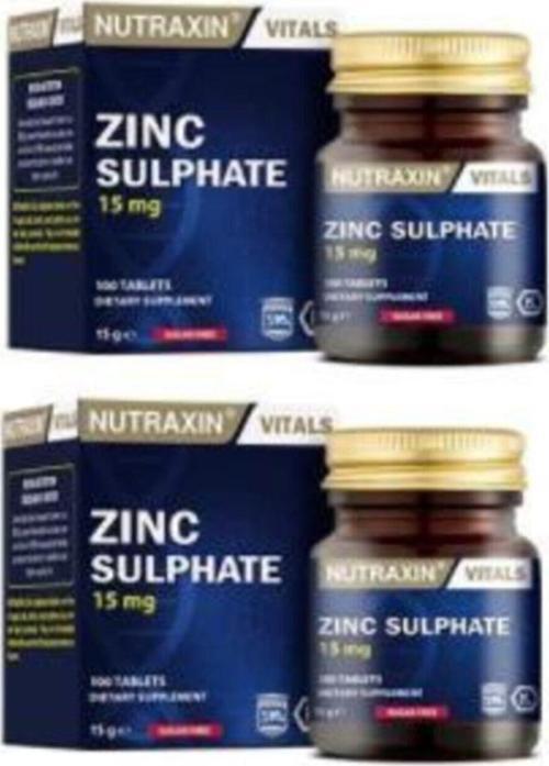 Zinc 15 Mg 100 Tablet X2