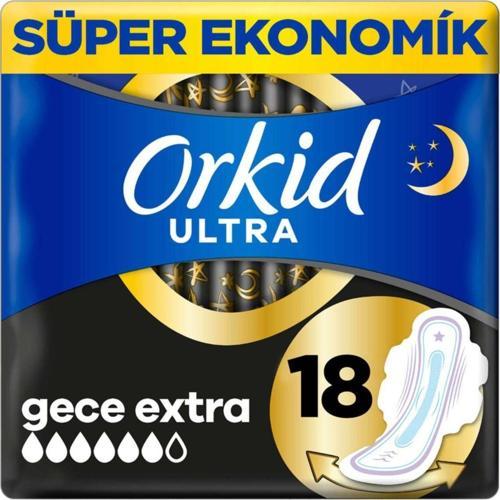 Ultra Extra Hijyenik Ped Gece Extra 18 Ped Boy 4