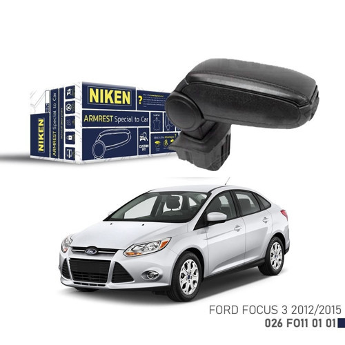 Ford Focus 3 Kol Dayama Kolçak Siyah 2012-2015 Arası Uyumlu